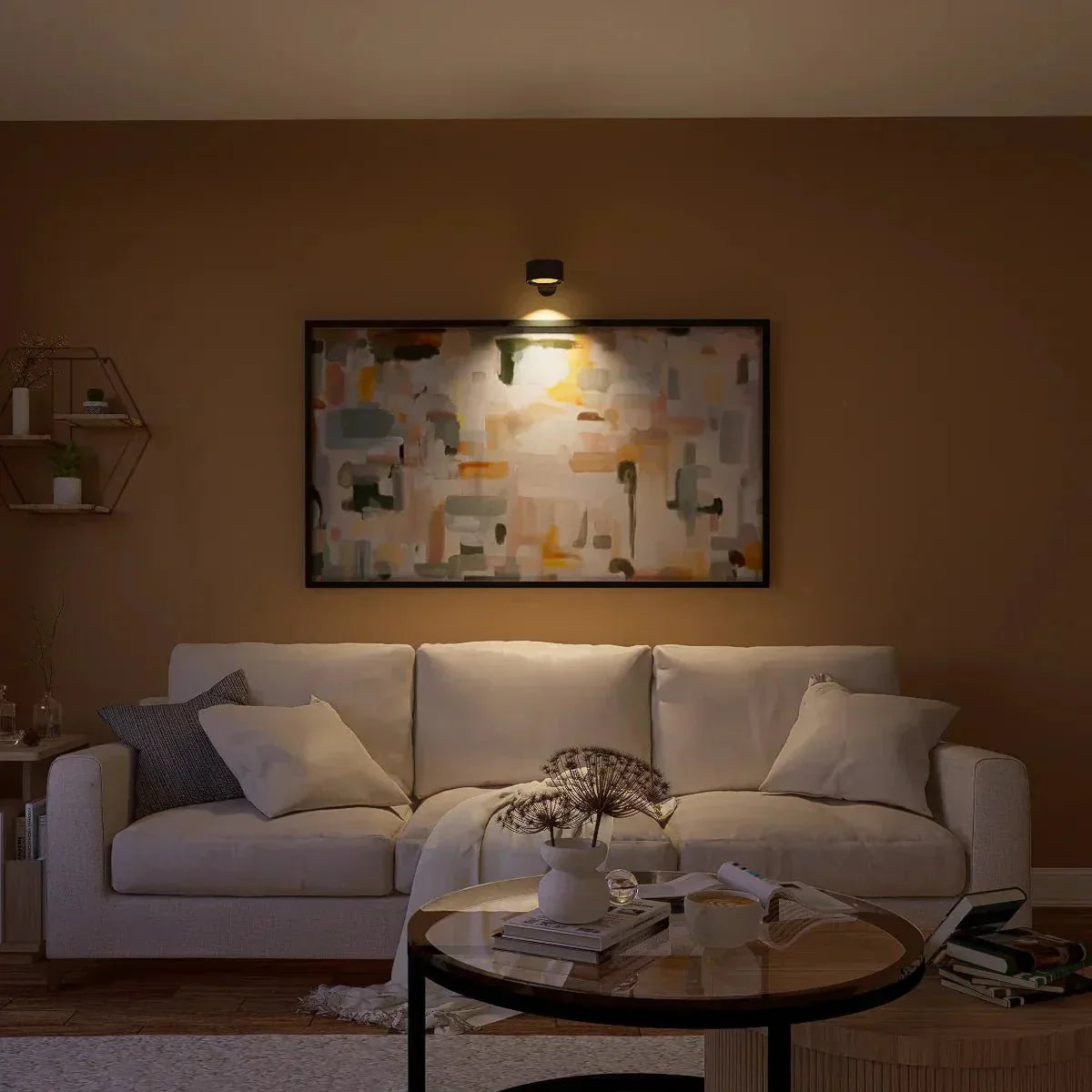 Rotatable Magnetic Wall Lamp with 360° Adjustment and 12-Hour Battery