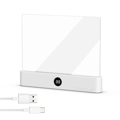 LED Book Light with Flexible Clip and Rechargeable Power