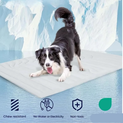 Pressure Activated Cooling Mat with Gel Core and Breathable Mesh