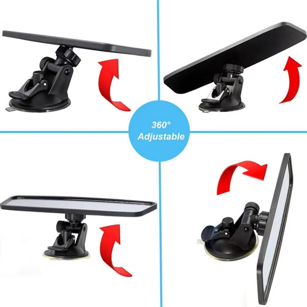 Adjustable Instructor Mirror for Driver Training with Suction Cup Mount