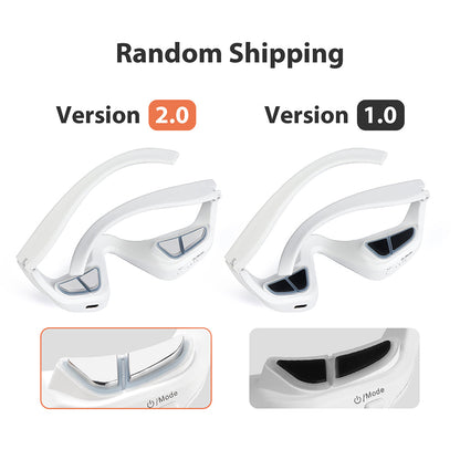 Wearable Eye Massager with Red Light and Four Massage Modes