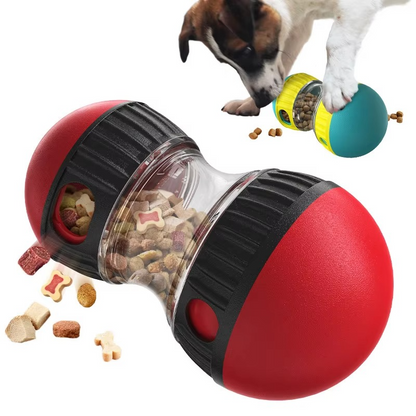 Dog Puzzle Toy with Sliding Treat Compartments for Play