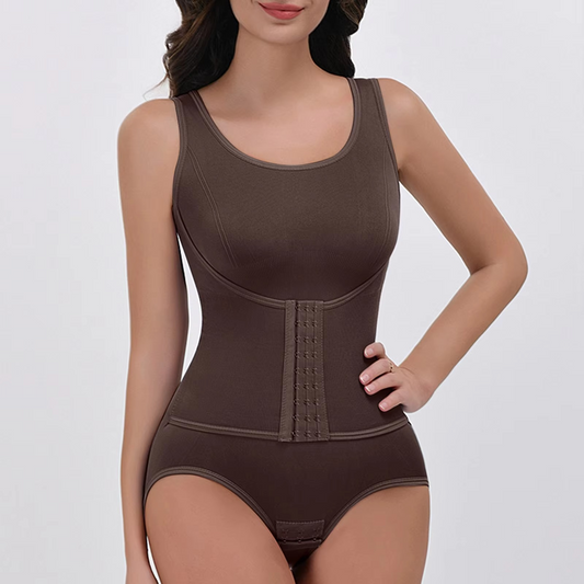 Bodysuit and Bra Set with Adjustable Straps and Smooth Fit Design for Women