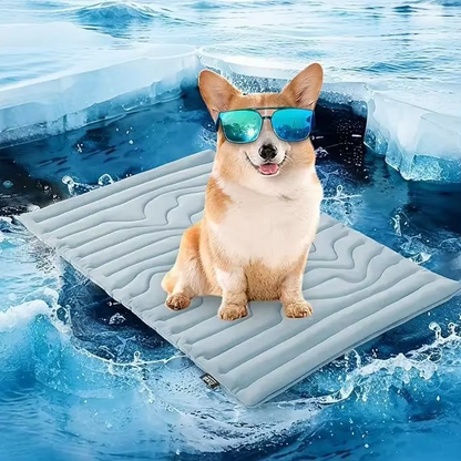 Pressure Activated Cooling Mat with Gel Core and Breathable Mesh