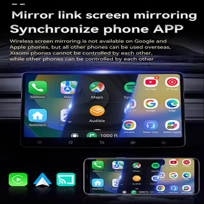 Wireless CarPlay Adapter with Screen Mirroring and Auto Pairing for Factory Systems