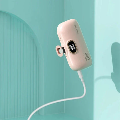 Portable Power Bank with LED Display and Fast Charging, 30000mAh Capacity