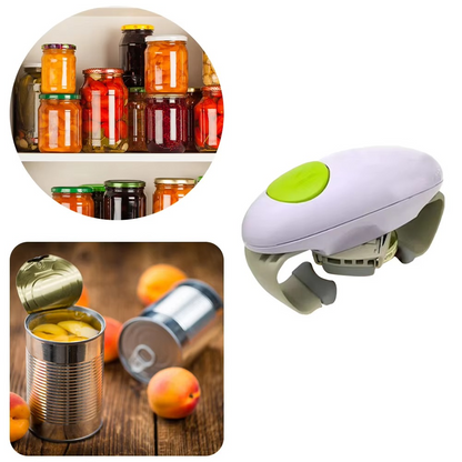One Touch Automatic Can and Bottle Opener for Kitchen Use