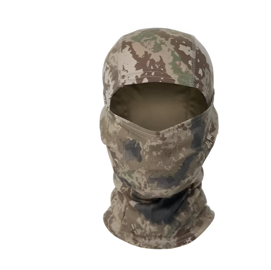 Full Face Balaclava with Moisture Wicking Synthetic Fabric and Helmet Compatibility