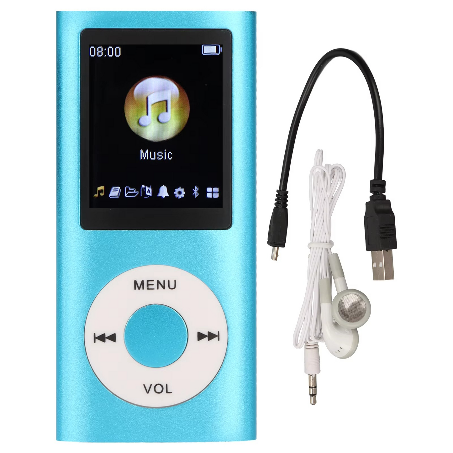 Portable MP3 Player with 1.8 inch LCD Display and Lossless Audio Playback