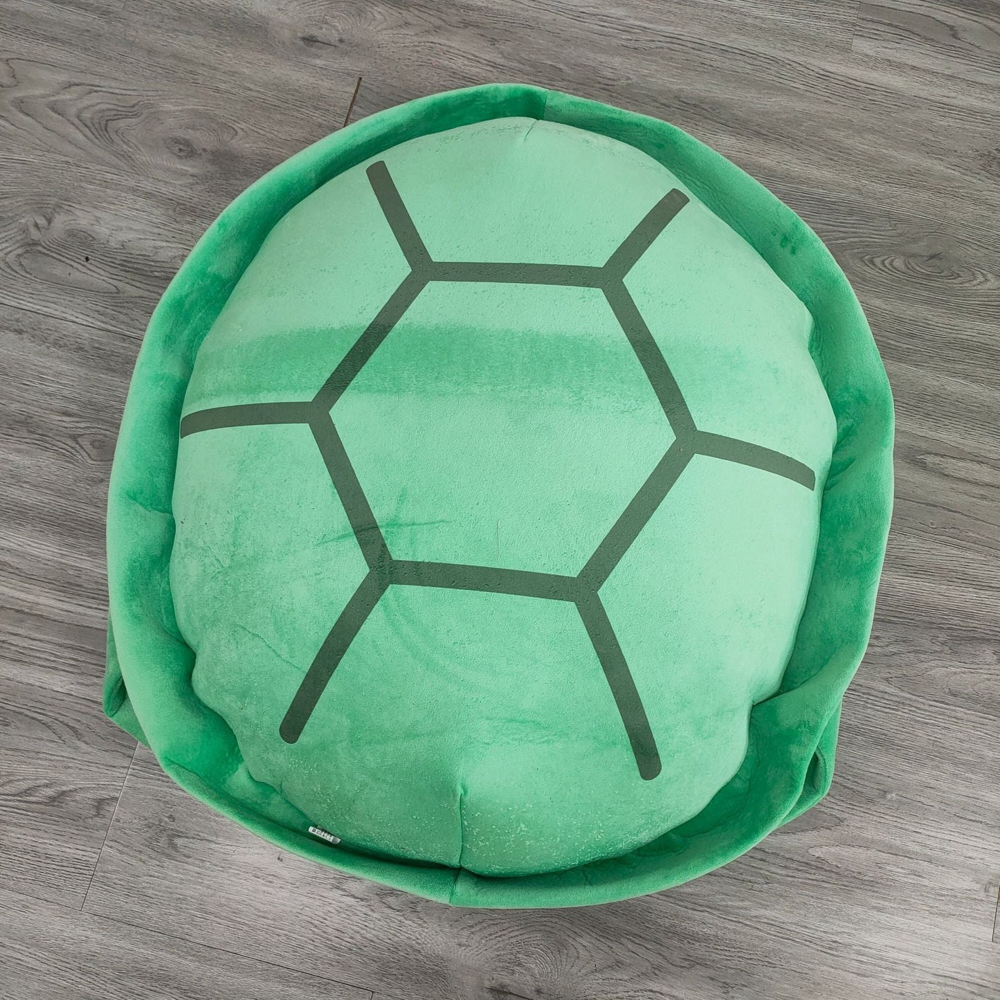 Turtle Shell Plush Pillow with Curved Support and Cotton Cover