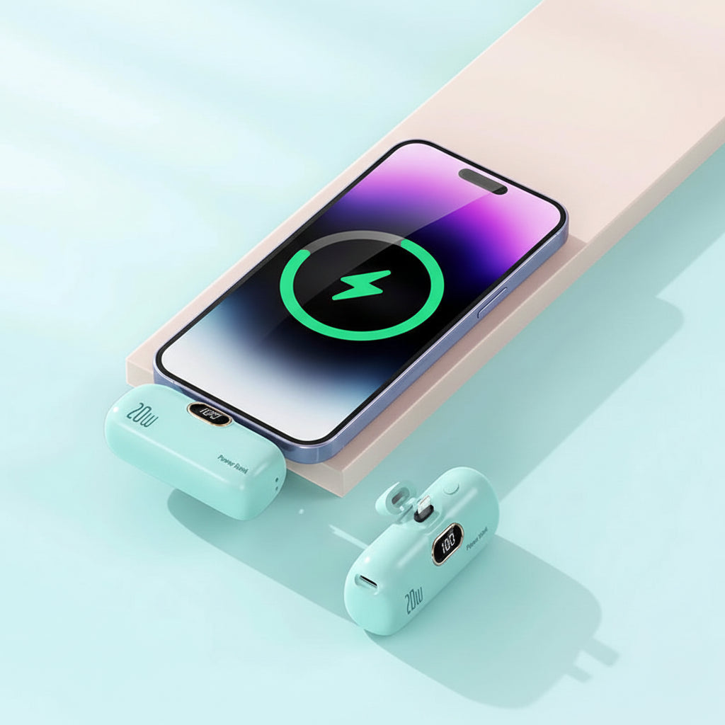 Portable Power Bank with LED Display and Fast Charging, 30000mAh Capacity