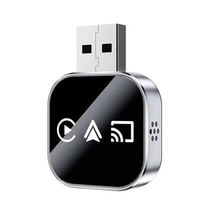 Wireless CarPlay Adapter with Screen Mirroring and Auto Pairing for Factory Systems