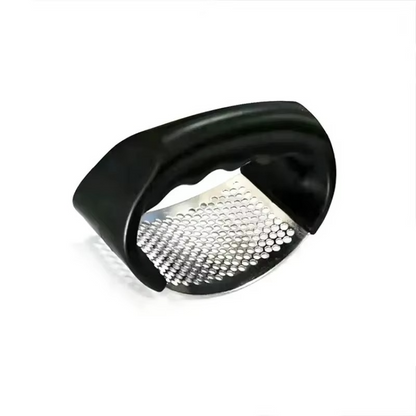 Stainless Steel Garlic Press with Ergonomic Handle for Crushing and Mincing Garlic
