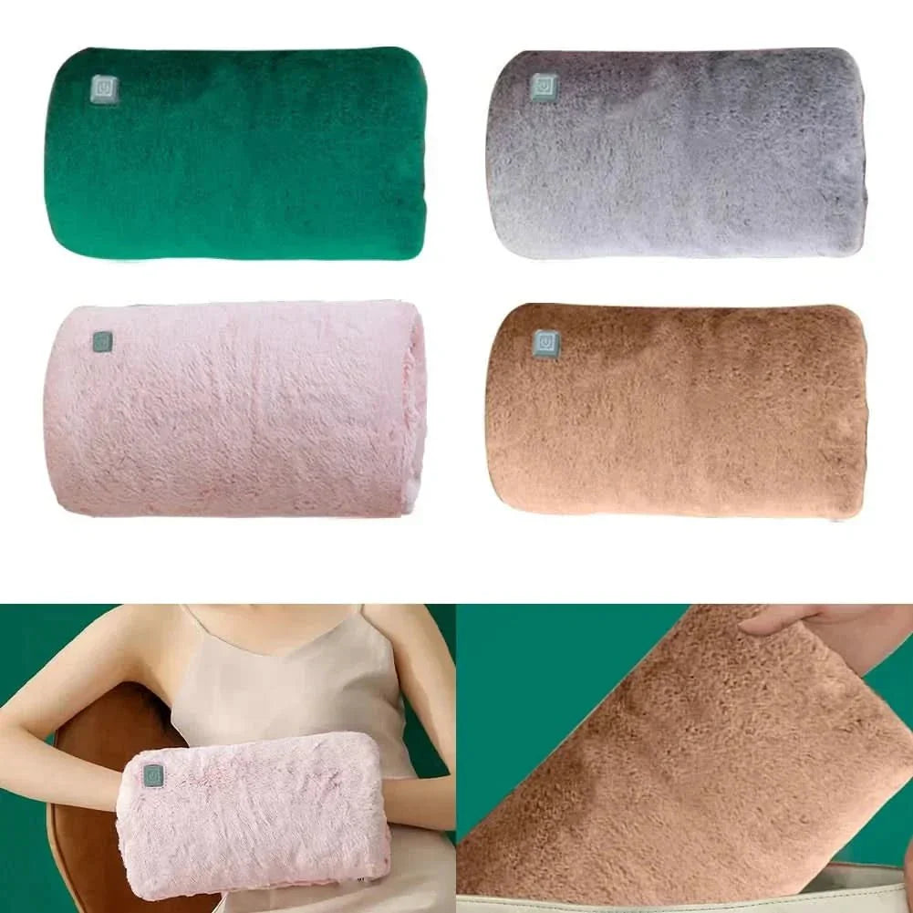 Rechargeable Heating Pad with Power Bank Compatibility and 6-Hour Runtime