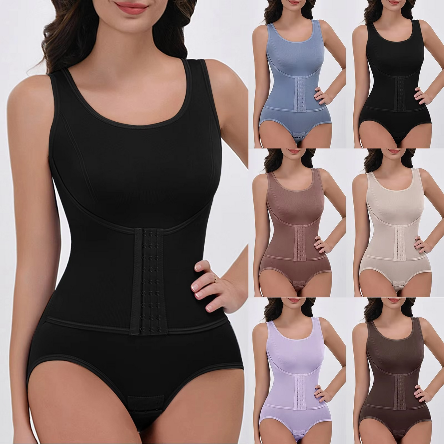 Bodysuit and Bra Set with Adjustable Straps and Smooth Fit Design for Women