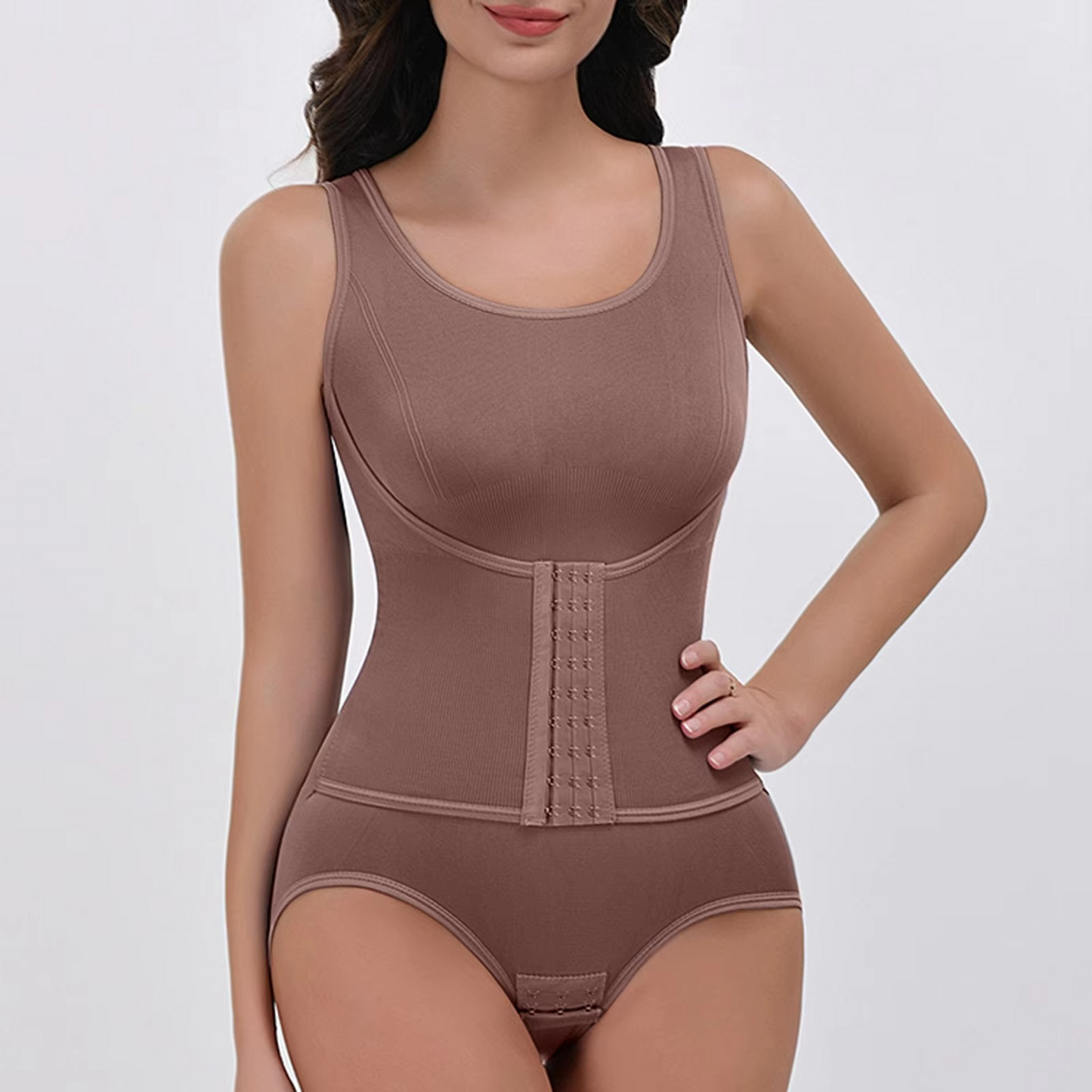 Bodysuit and Bra Set with Adjustable Straps and Smooth Fit Design for Women
