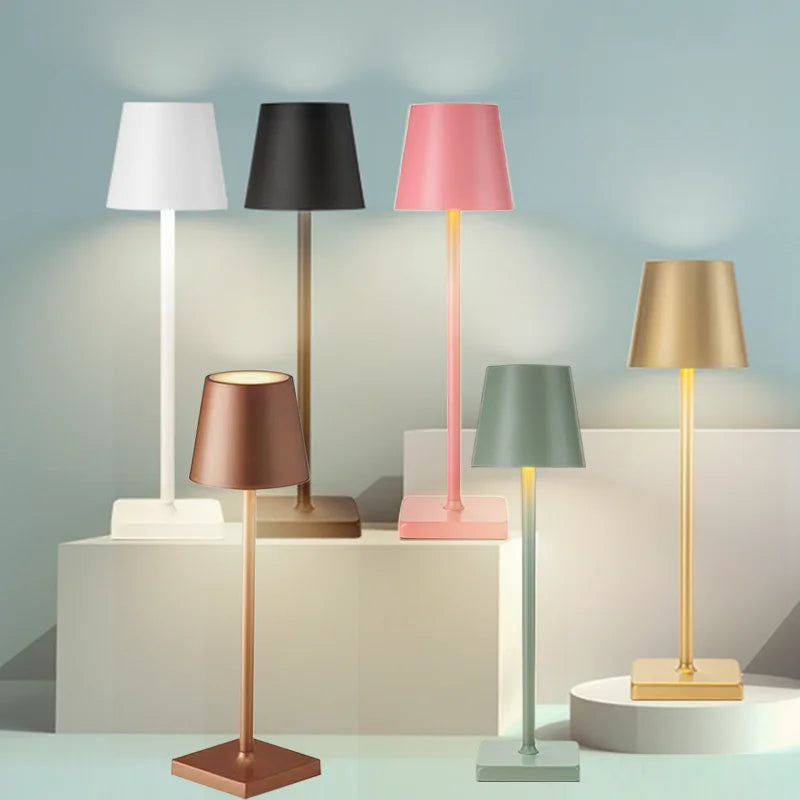 Adjustable LED Desk Lamp with Flexible Neck and Touch Control, 3 Color Modes