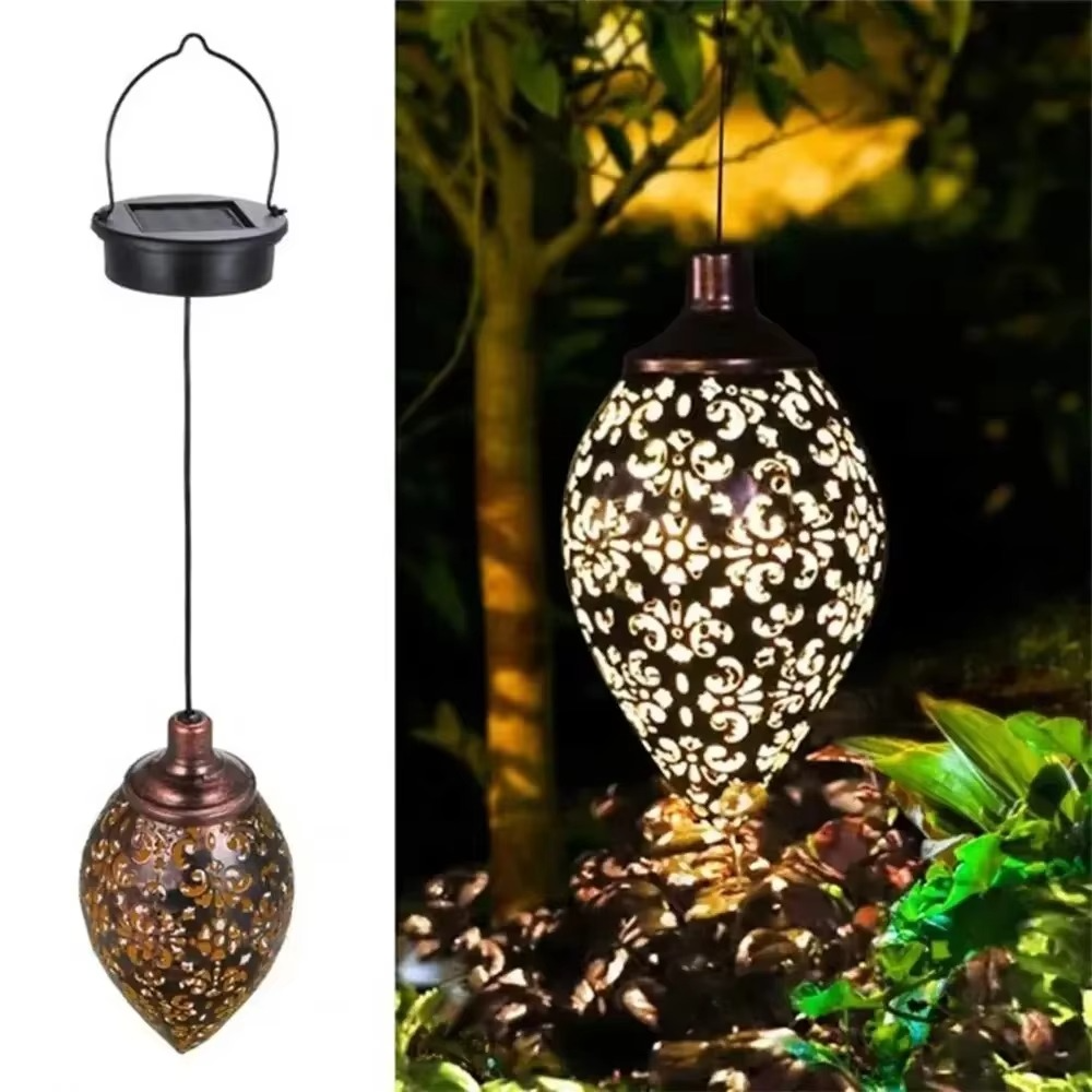 Solar Water Drop Pathway Light with Automatic Sensor for Outdoor Decor