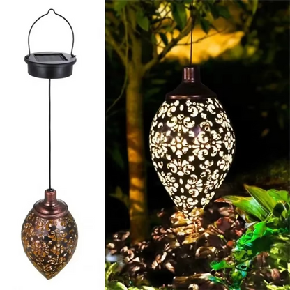 Solar Water Drop Pathway Light with Automatic Sensor for Outdoor Decor
