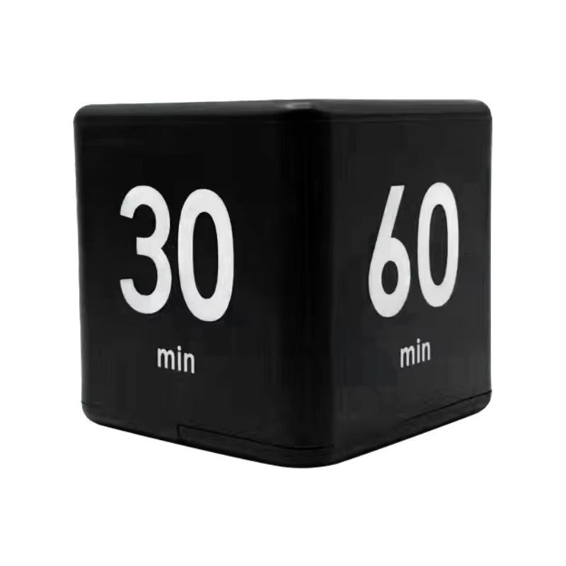 Visual Flip Timer with Magnetic Back and Silent Countdown for Home and Office