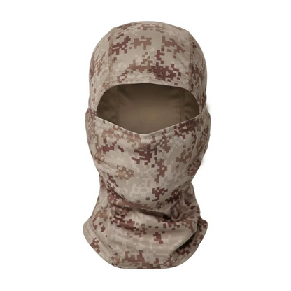 Full Face Balaclava with Moisture Wicking Synthetic Fabric and Helmet Compatibility
