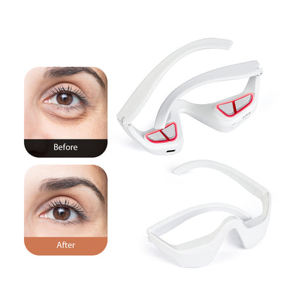 Wearable Eye Massager with Red Light and Four Massage Modes