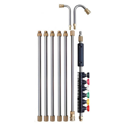Pressure Washer Extension with Telescoping Reach for Outdoor Cleaning