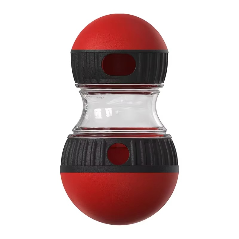 Dog Puzzle Toy with Sliding Treat Compartments for Play