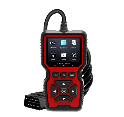 Vehicle Code Scanner with Live Data and Freeze Frame for OBD2 Cars