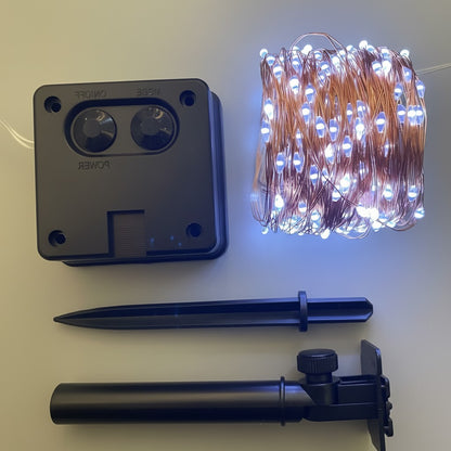 Solar LED Garden Lights with Copper Wire Fairy String Design