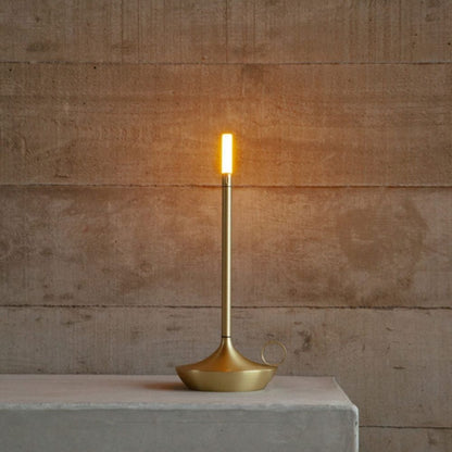 Portable Table Lamp with Romantic Candlelight Glow