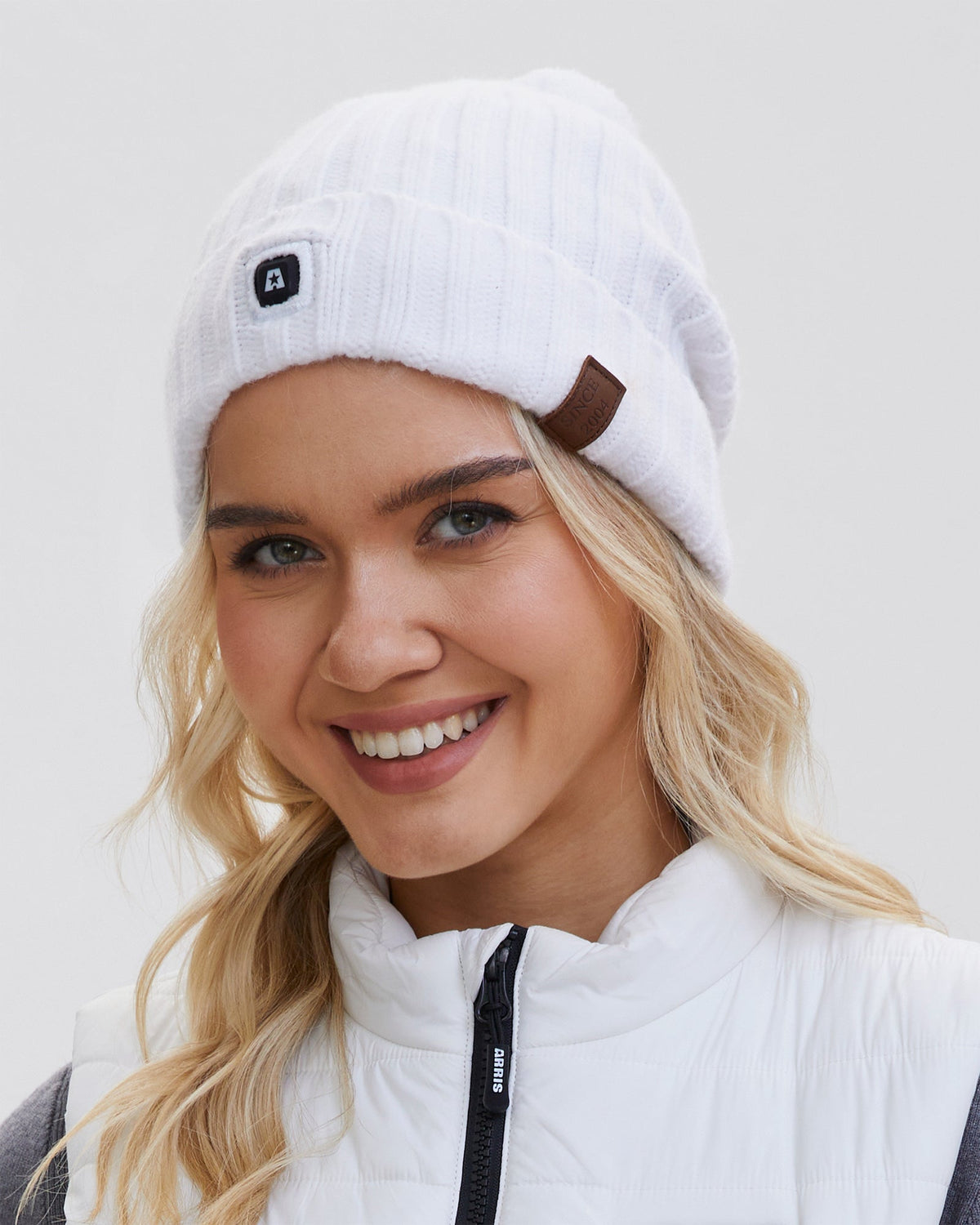 Heated Beanie with Carbon Fiber Panels and Three Temperature Settings for Winter