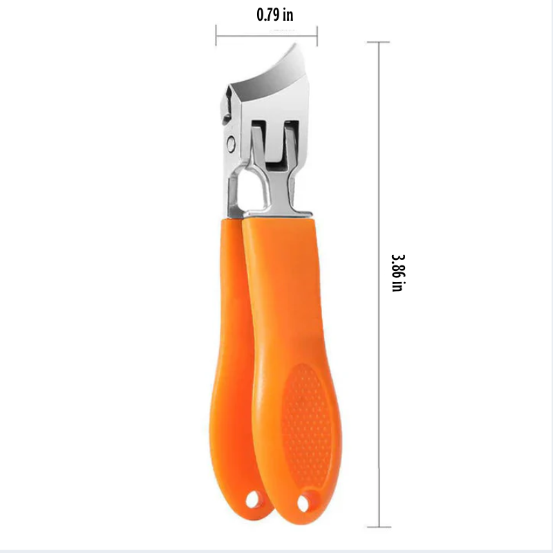 Wide Jaw Nail Clippers with Stainless Steel Blades for Thick Nails