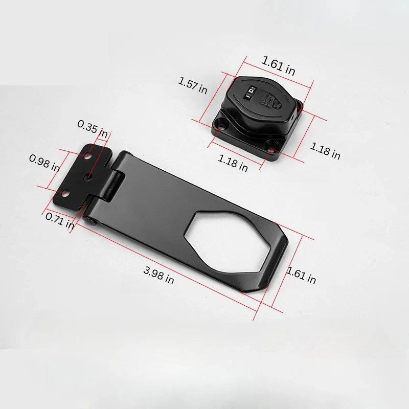 Combination Cabinet Lock with 3 Dial System and Cam Lock Compatibility