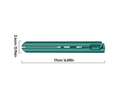 Portable Hair Curling and Straightening Iron with Ceramic Heating Panel and Floating Technology
