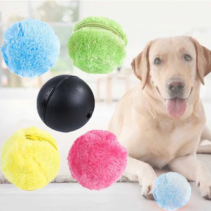 Interactive Dog Toy Ball with Motion Sensors and Washable Cover