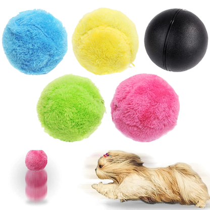 Interactive Dog Toy Ball with Motion Sensors and Washable Cover