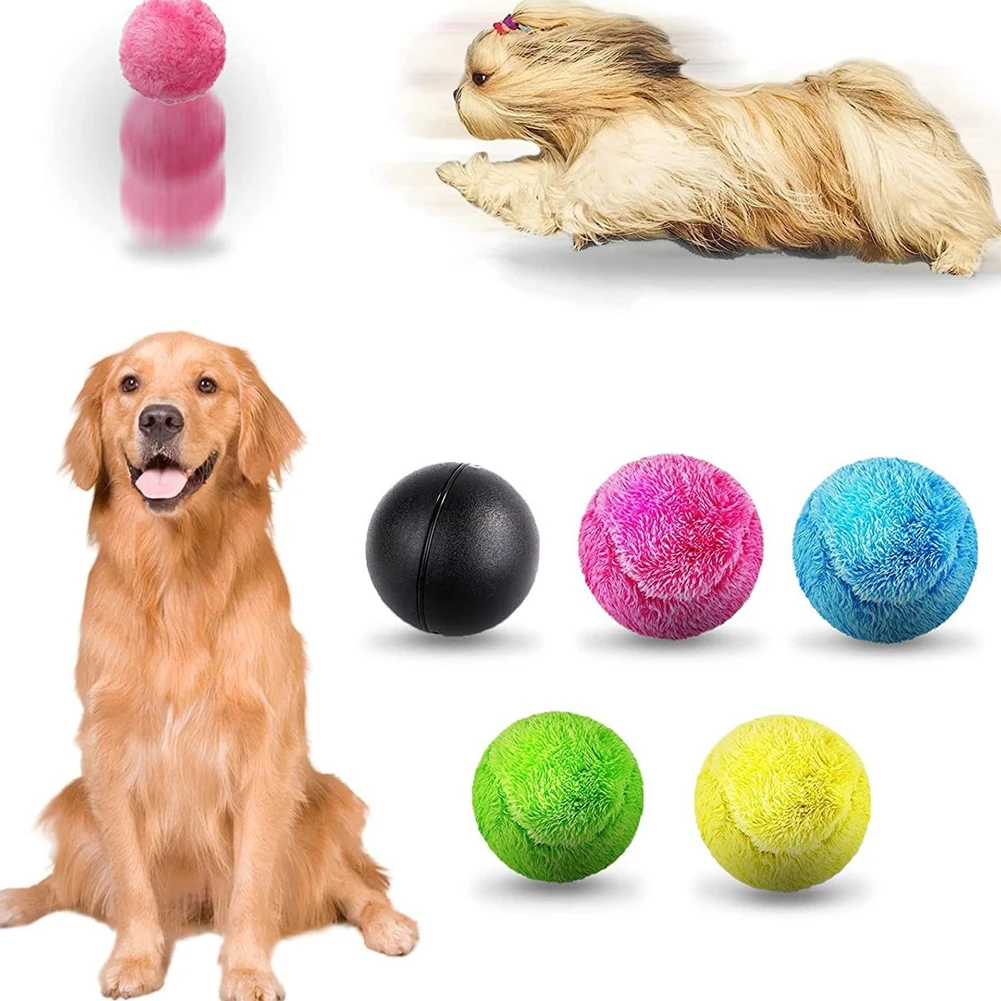 Interactive Dog Toy Ball with Motion Sensors and Washable Cover