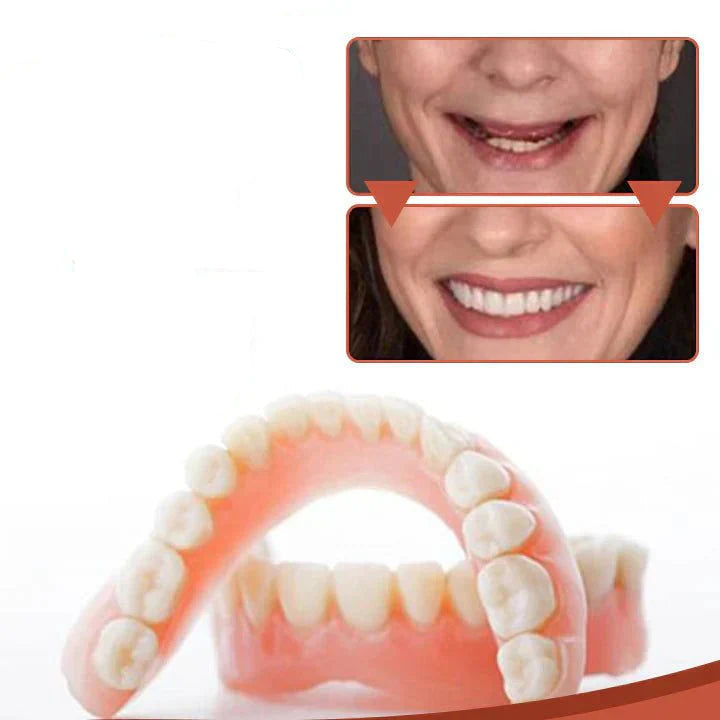 Adjustable Silicone Denture Set for a Natural Smile - Lexians