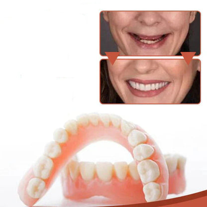 Adjustable Silicone Denture Set for a Natural Smile - Lexians