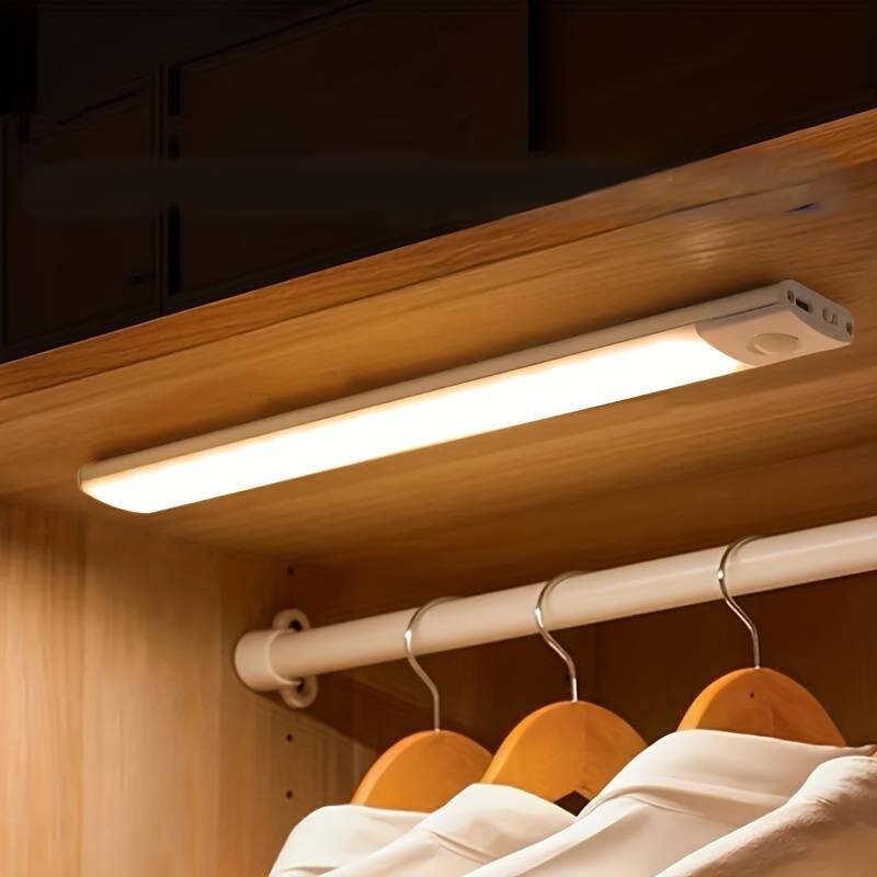 Motion Sensor LED Light with Magnetic Mounting and Adjustable Brightness, Three Color Temperatures
