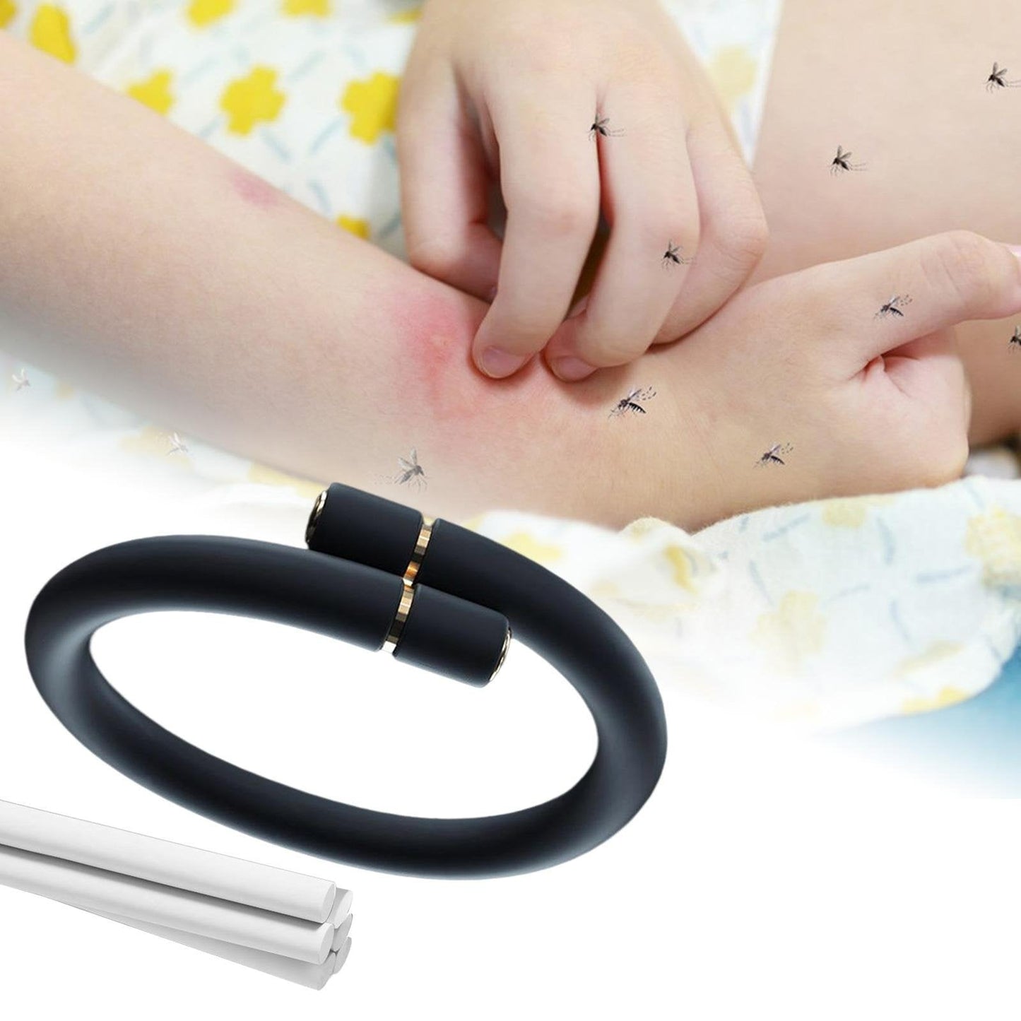 Bugs Away Pest Repellent Electra Band - Natural Anti Mosquito Pest Insect Repellent Wristband Bracelet - Gear Elevation