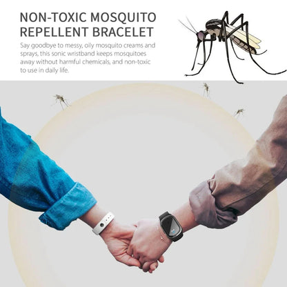 Ultrasonic Mosquito Repellent Bracelet with Three Intensity Modes and 130-Hour Battery
