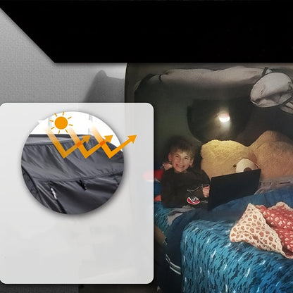 Portable Tent Bed with Full Zipper Closure and Water Repellent Polyester, Insect Protection