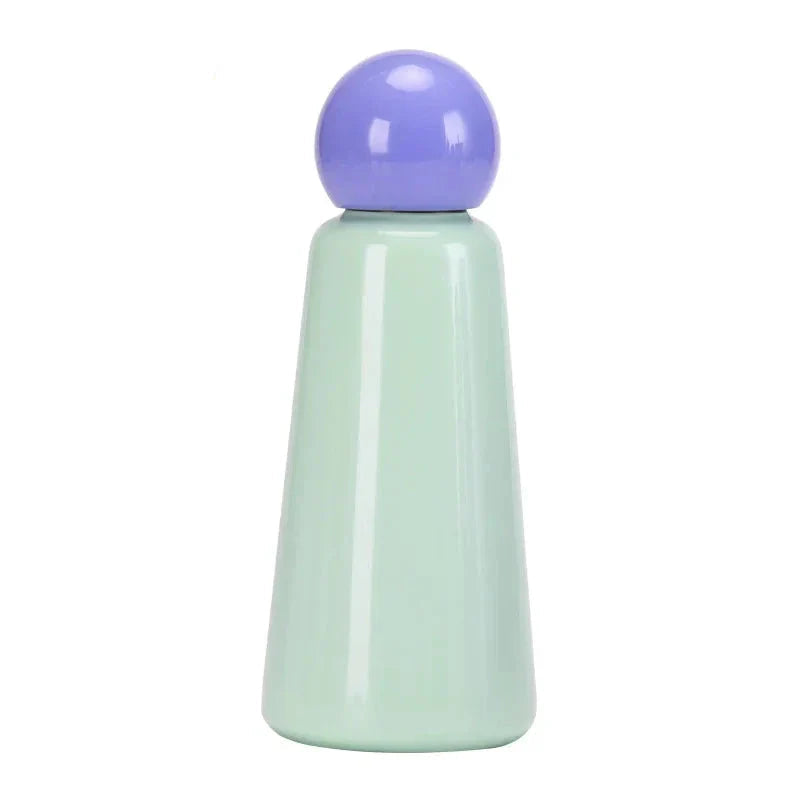 Insulated Thermos Bottle with Vacuum Double Wall and Silicone Sealed Cap, 500ml