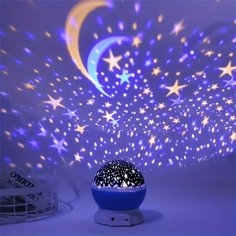 Calming Star Projector Night Light with Sky Projection and Music