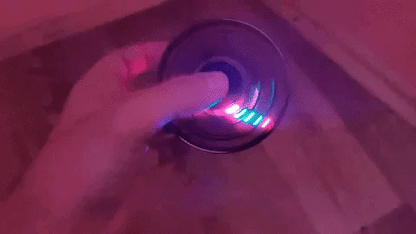 Hovering Gyroscope Spinner with LED Light Display and Hand Gesture Control