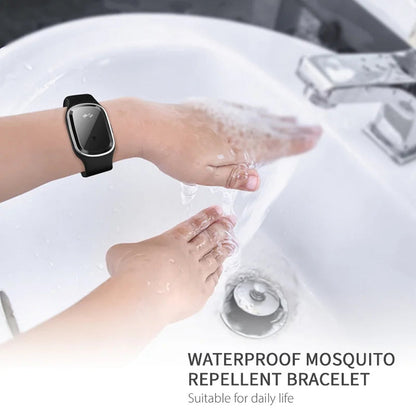 Ultrasonic Mosquito Repellent Bracelet with Three Intensity Modes and 130-Hour Battery