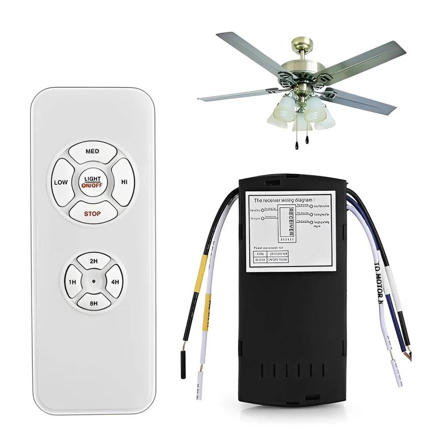 Smart Ceiling Fan Controller with App Control and Voice Assistant Compatibility