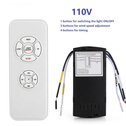 Smart Ceiling Fan Controller with App Control and Voice Assistant Compatibility